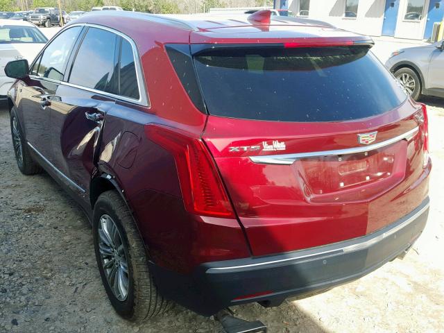 1GYKNBRS0HZ189633 - 2017 CADILLAC XT5 LUXURY BURGUNDY photo 3