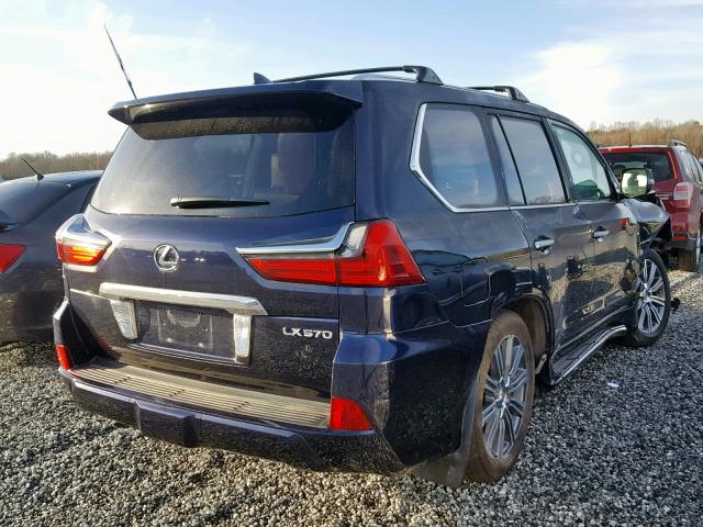 JTJHY7AX8H4226546 - 2017 LEXUS LX 570 BLUE photo 4