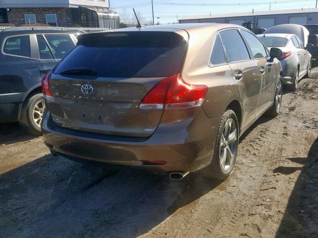 4T3BK3BB9BU054169 - 2011 TOYOTA VENZA GOLD photo 4