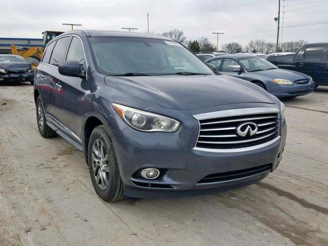 5N1AL0MN8DC345066 - 2013 INFINITI JX35 BLUE photo 1