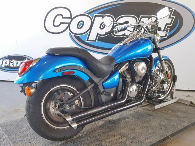 JKAVN2C12AA039136 - 2010 KAWASAKI VN900 C BLUE photo 4