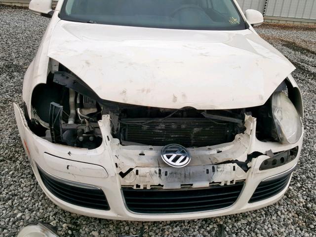 3VWPF71K47M064486 - 2007 VOLKSWAGEN JETTA 2.5 WHITE photo 9