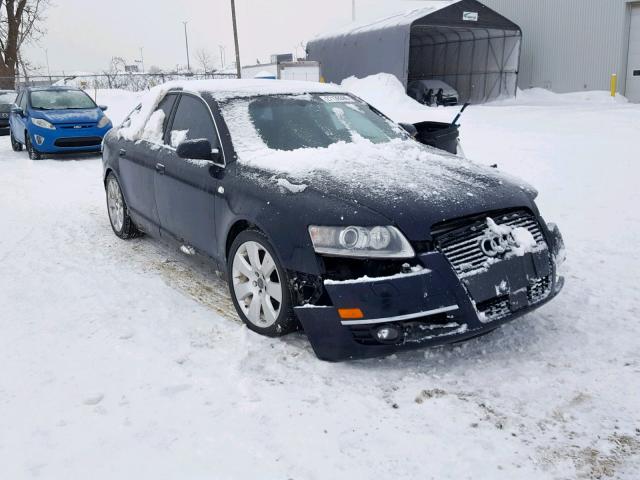 WAUDV64F88N113243 - 2008 AUDI A6 4.2 QUA BLUE photo 1