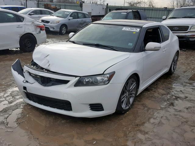 JTKJF5C71D3064070 - 2013 TOYOTA SCION TC თეთრი ფოტო 2