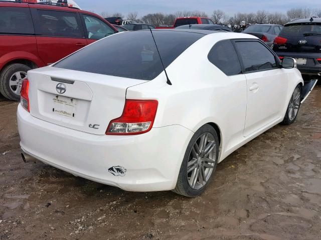JTKJF5C71D3064070 - 2013 TOYOTA SCION TC თეთრი ფოტო 4