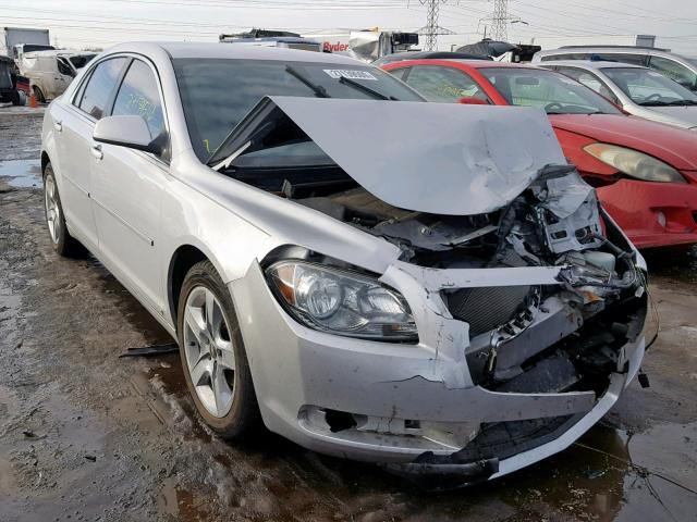 1G1ZC5EB7AF117135 - 2010 CHEVROLET MALIBU 1LT SILVER photo 1