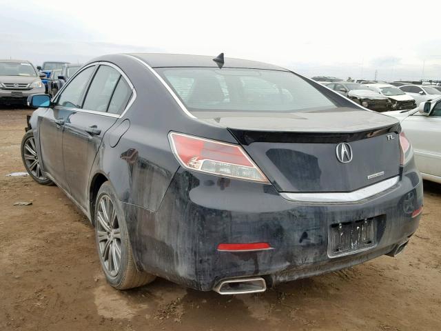 19UUA8F39EA002489 - 2014 ACURA TL SE BLACK photo 3