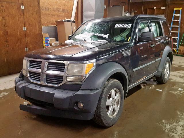 1D8GU28K57W564904 - 2007 DODGE NITRO SXT BLACK photo 2