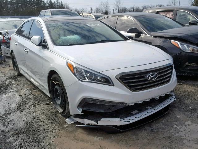 5NPE34AF1FH078452 - 2015 HYUNDAI SONATA SPO WHITE photo 1