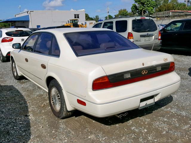 JNKNG01D9TM402954 - 1996 INFINITI Q45 WHITE photo 3