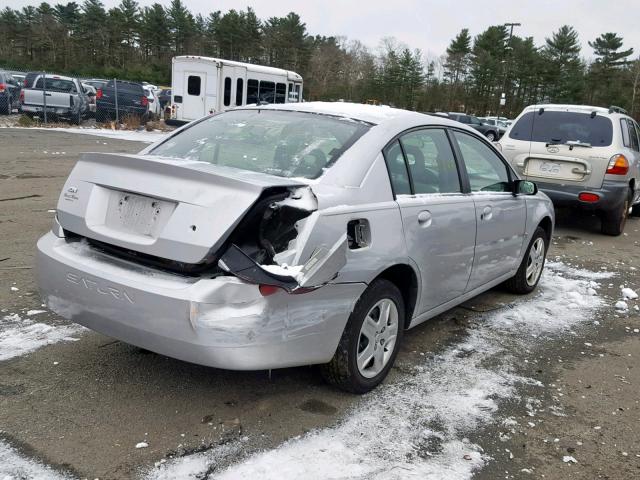 1G8AJ55F97Z170756 - 2007 SATURN ION LEVEL SILVER photo 4