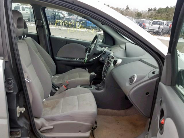1G8AJ55F97Z170756 - 2007 SATURN ION LEVEL SILVER photo 5