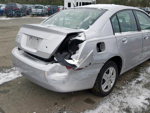 1G8AJ55F97Z170756 - 2007 SATURN ION LEVEL SILVER photo 9
