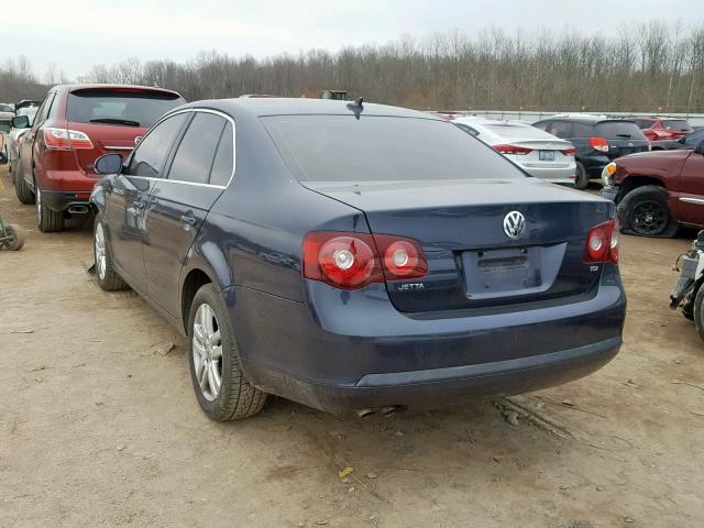 3VWAL71K09M037688 - 2009 VOLKSWAGEN JETTA TDI BLUE photo 3