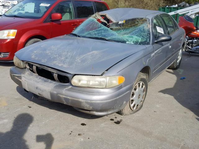 2G4WS52M8X1607582 - 1999 BUICK CENTURY CU SILVER photo 2