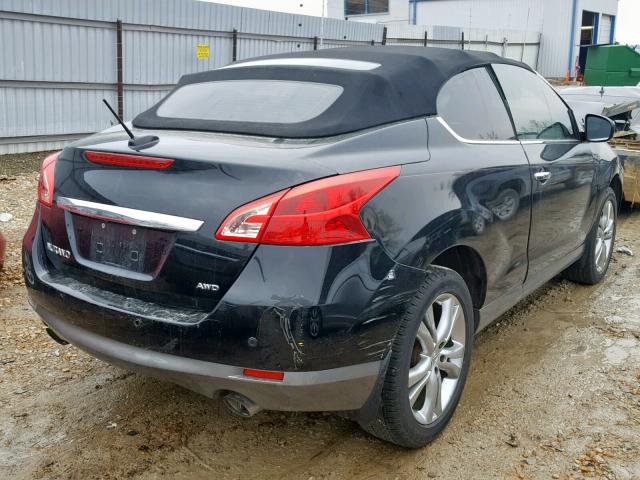 JN8AZ1FYXBW002095 - 2011 NISSAN MURANO CRO BLACK photo 4