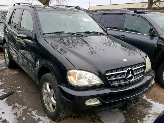 4JGAB75E93A373009 - 2003 MERCEDES-BENZ ML 500 BLACK photo 1