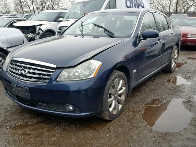 JNKAY01F07M453312 - 2007 INFINITI M35 BLUE photo 2