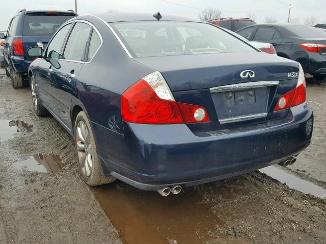 JNKAY01F07M453312 - 2007 INFINITI M35 BLUE photo 3