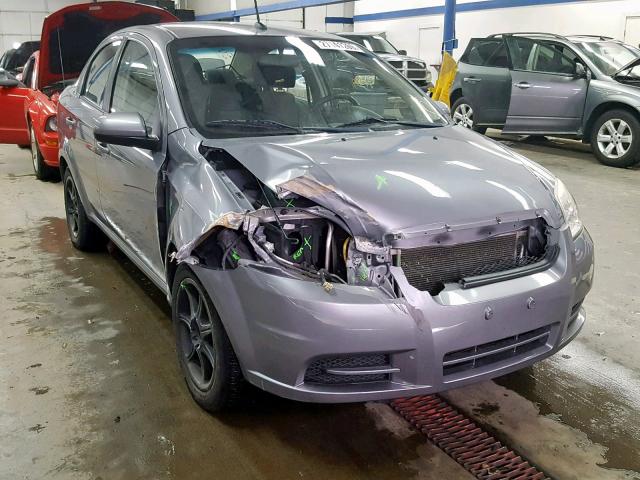 KL1TD5DE0BB221083 - 2011 CHEVROLET AVEO LS SILVER photo 1