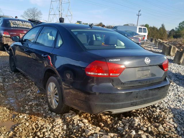 1VWAP7A39EC006772 - 2014 VOLKSWAGEN PASSAT S SILVER photo 3