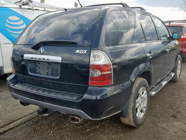 2HNYD18804H554237 - 2004 ACURA MDX TOURIN BLACK photo 4