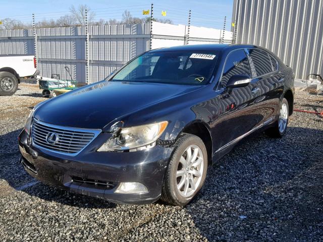 JTHGL46F875016080 - 2007 LEXUS LS 460L BLACK photo 2