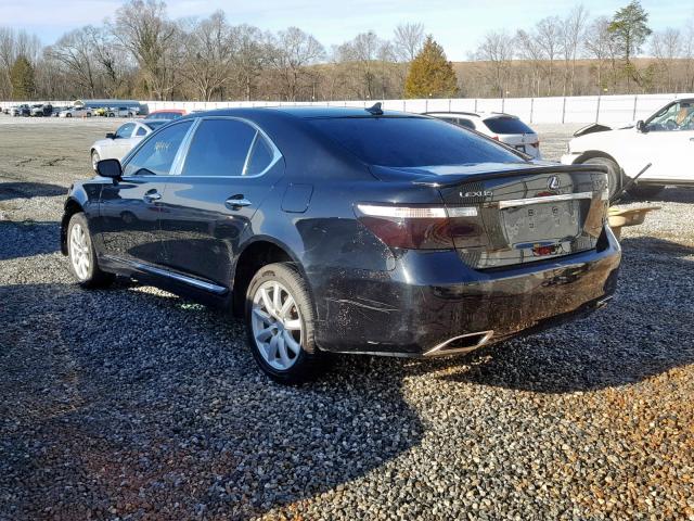 JTHGL46F875016080 - 2007 LEXUS LS 460L BLACK photo 3