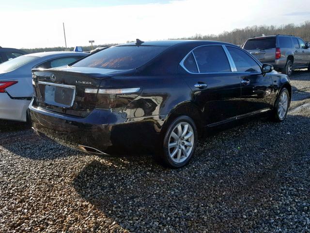 JTHGL46F875016080 - 2007 LEXUS LS 460L BLACK photo 4