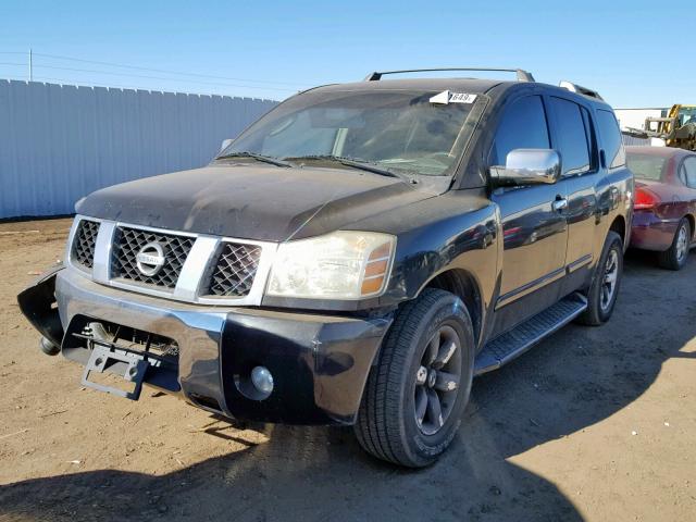 5N1AA08AX4N731764 - 2004 NISSAN ARMADA SE BLACK photo 2