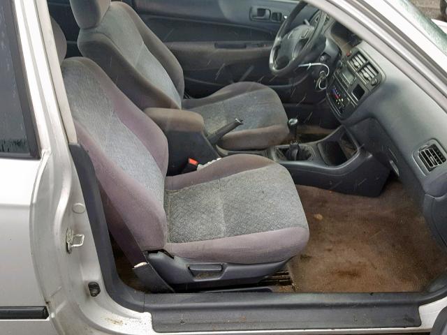 1HGEJ7122WL004989 - 1998 HONDA CIVIC HX SILVER photo 5