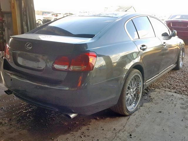 JTHBN96S565005163 - 2006 LEXUS GS GENERAT GRAY photo 4