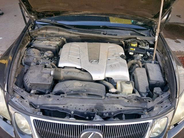 JTHBN96S565005163 - 2006 LEXUS GS GENERAT GRAY photo 7