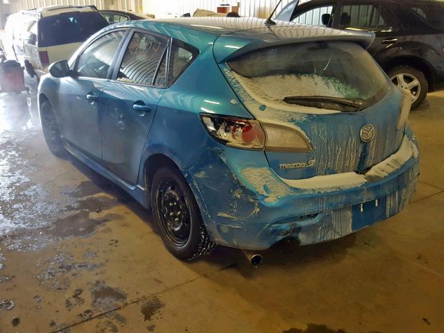 JM1BL1L54B1388697 - 2011 MAZDA 3 S BLUE photo 3