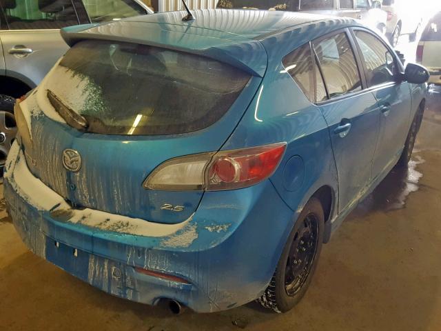 JM1BL1L54B1388697 - 2011 MAZDA 3 S BLUE photo 4