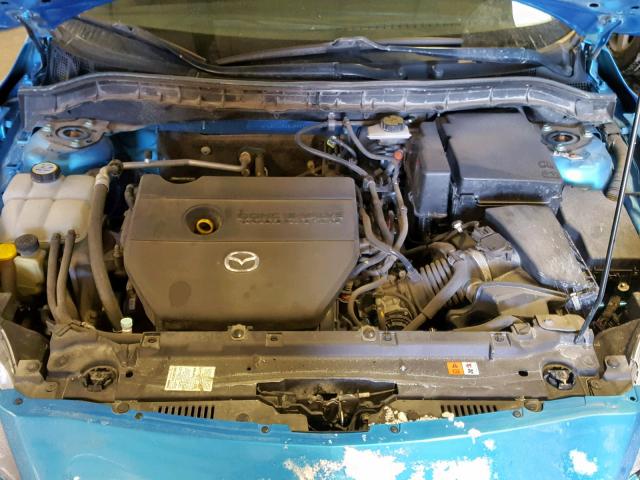 JM1BL1L54B1388697 - 2011 MAZDA 3 S BLUE photo 7