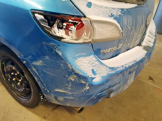 JM1BL1L54B1388697 - 2011 MAZDA 3 S BLUE photo 9