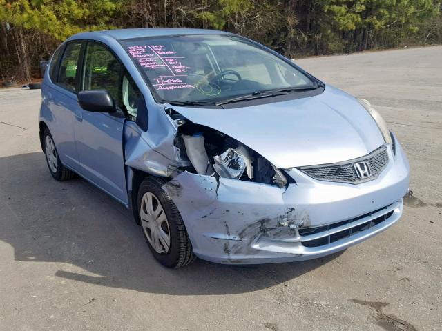 JHMGE87279S039917 - 2009 HONDA FIT BLUE photo 1