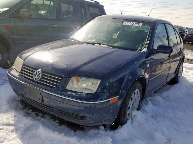 3VWRA69M24M048662 - 2004 VOLKSWAGEN JETTA GL BLUE photo 2