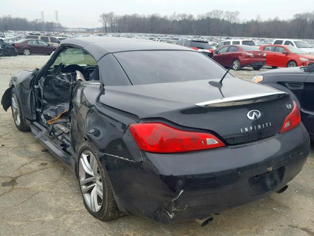 JN1CV6FE4AM354895 - 2010 INFINITI G37 BASE BLACK photo 3