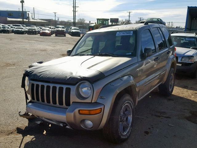 1J4GL38K73W729542 - 2003 JEEP LIBERTY RE GRAY photo 2