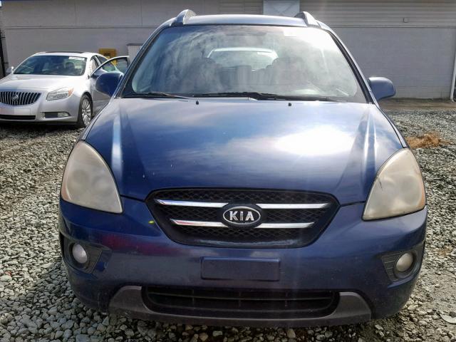 KNAFG526077104149 - 2007 KIA RONDO LX BLUE photo 9