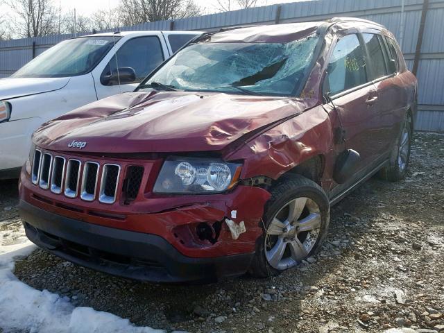 1J4NF1FB4BD197070 - 2011 JEEP COMPASS SP 红色 照片 2