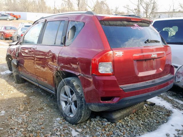1J4NF1FB4BD197070 - 2011 JEEP COMPASS SP 红色 照片 3