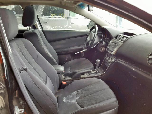 1YVHZ8CH6B5M17874 - 2011 MAZDA 6 I BLACK photo 5