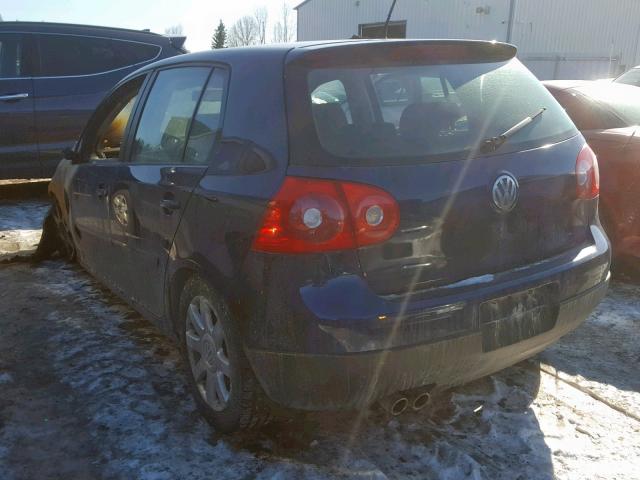 WVWCA71K78W234065 - 2008 VOLKSWAGEN RABBIT BLUE photo 3