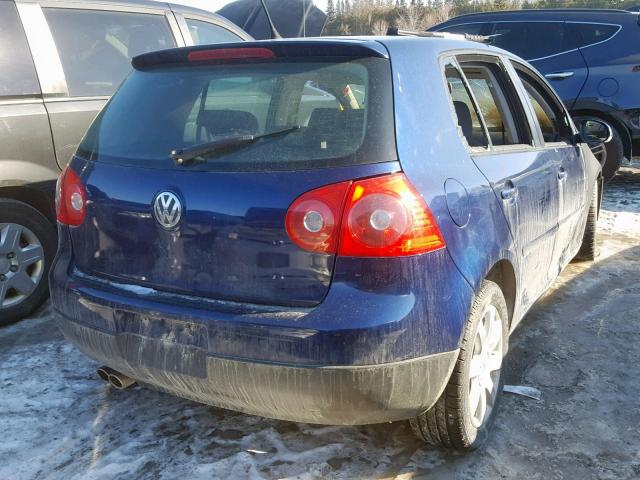 WVWCA71K78W234065 - 2008 VOLKSWAGEN RABBIT BLUE photo 4