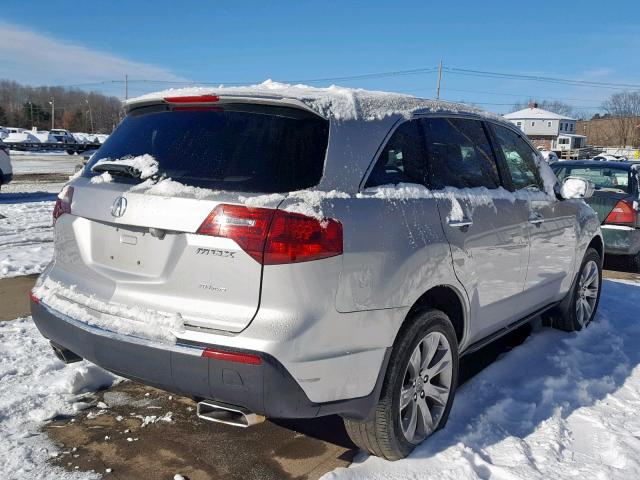 2HNYD2H61DH504709 - 2013 ACURA MDX ADVANC SILVER photo 4