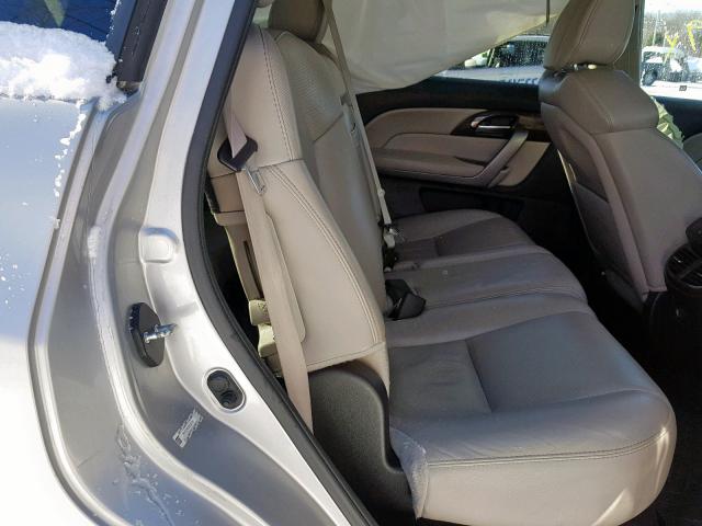 2HNYD2H61DH504709 - 2013 ACURA MDX ADVANC SILVER photo 6