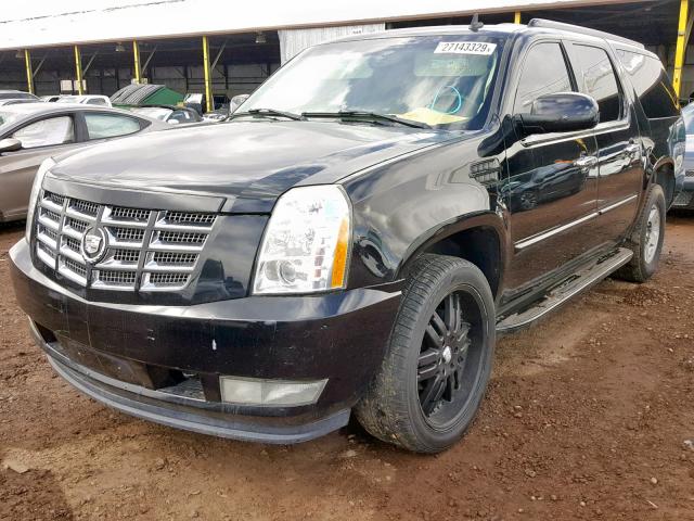 1GYFK66887R285809 - 2007 CADILLAC ESCALADE E BLACK photo 2